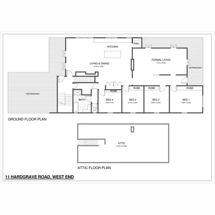Floorplan of Homely house listing, 11 Hardgrave Road, West End QLD 4101