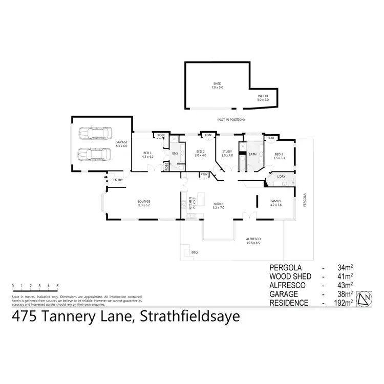Floorplan of Homely house listing, 475 Tannery Lane, Strathfieldsaye VIC 3551