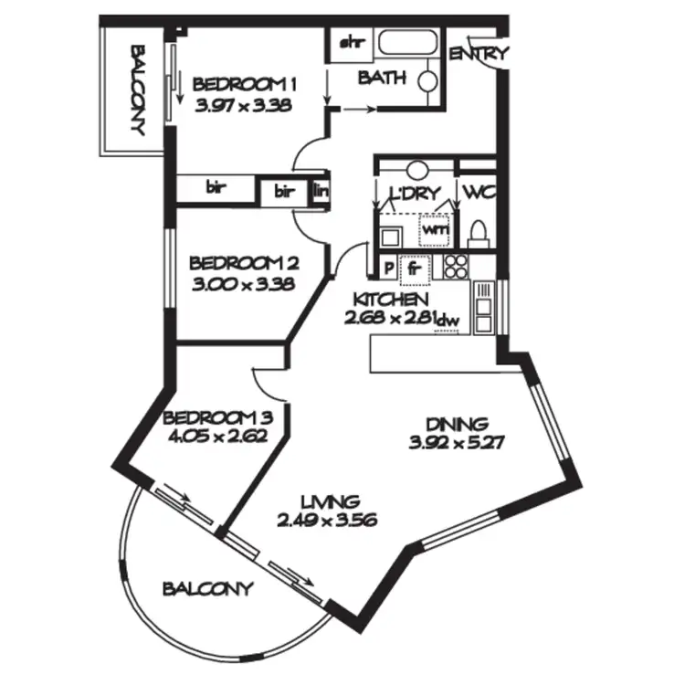Floorplan of Homely apartment listing, 24/14 Dequetteville Terrace, Kent Town SA 5067