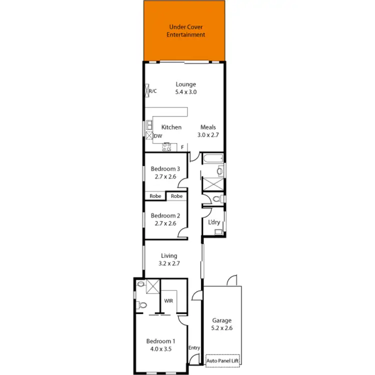 Floorplan of Homely house listing, 42B Gaelic Avenue, Holden Hill SA 5088