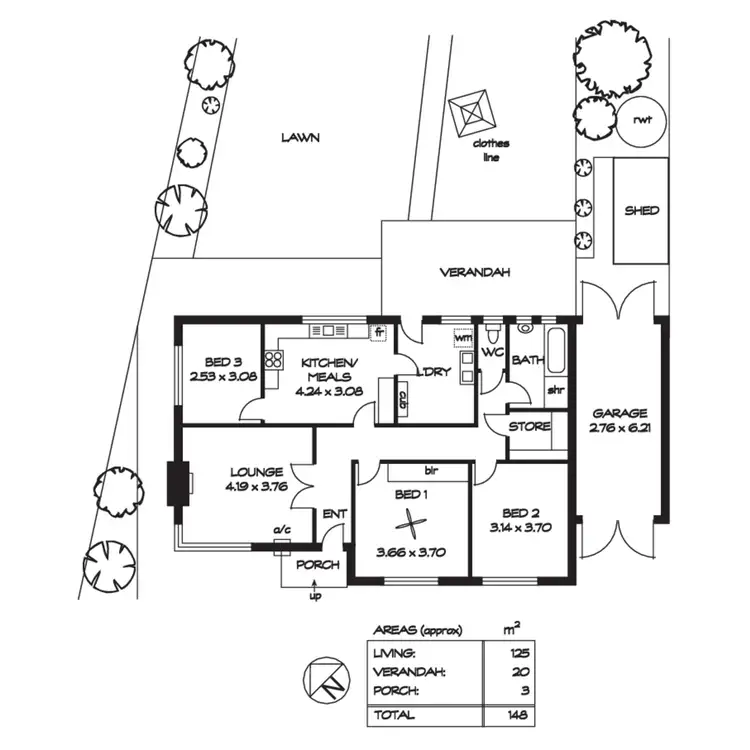 Floorplan of Homely house listing, 94 Battams Road, Marden SA 5070