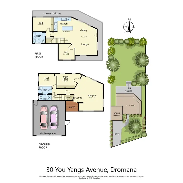 Floorplan of Homely house listing, 30 You Yangs Avenue, Dromana VIC 3936
