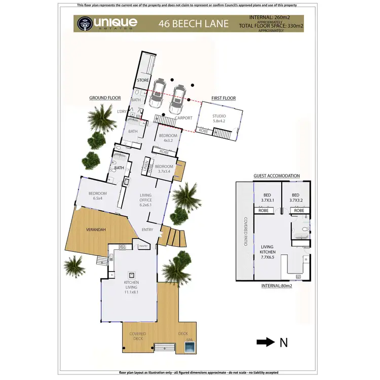 Floorplan of Homely house listing, 46 Beech Lane, Wilsons Creek NSW 2482