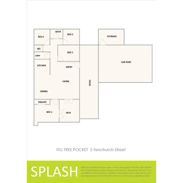 Floorplan of Homely house listing, 2 Fenchurch Street, Fig Tree Pocket QLD 4069
