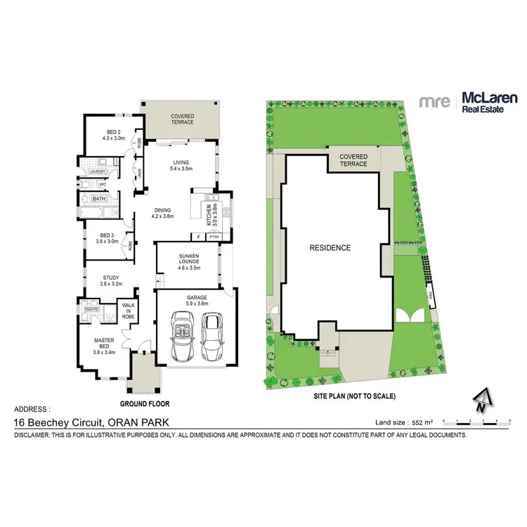 Floorplan of Homely house listing, 16 Beechey Circuit, Oran Park NSW 2570