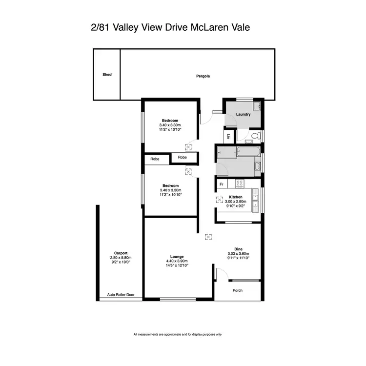Floorplan of Homely unit listing, 2/81 Valley View Drive, Mclaren Vale SA 5171