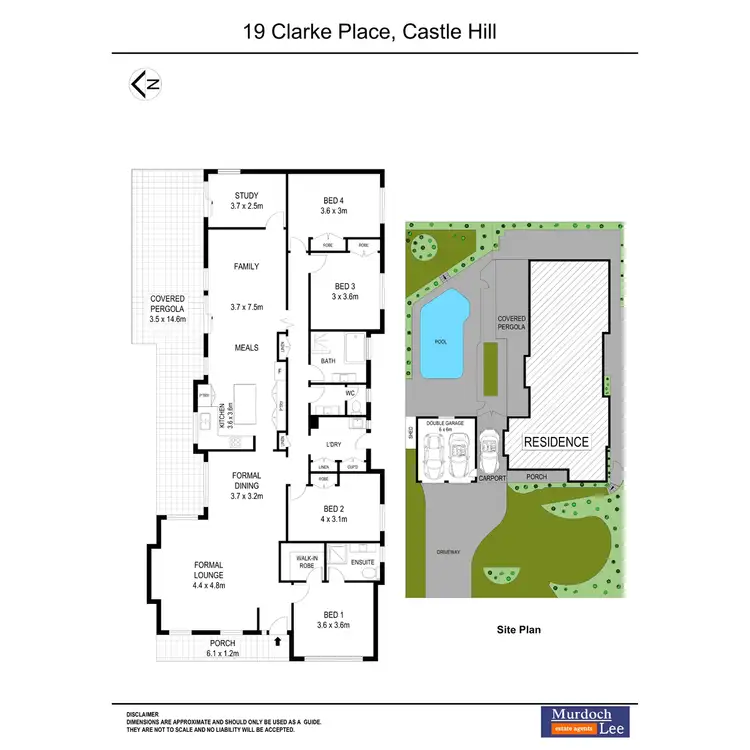 Floorplan of Homely house listing, 19 Clarke Place, Castle Hill NSW 2154