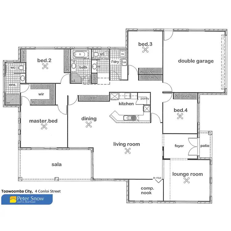 Floorplan of Homely house listing, 4 Conloi Street, Toowoomba City QLD 4350