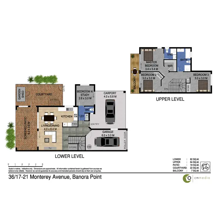 Floorplan of Homely townhouse listing, 36/17-21 Monterey Avenue, Banora Point NSW 2486