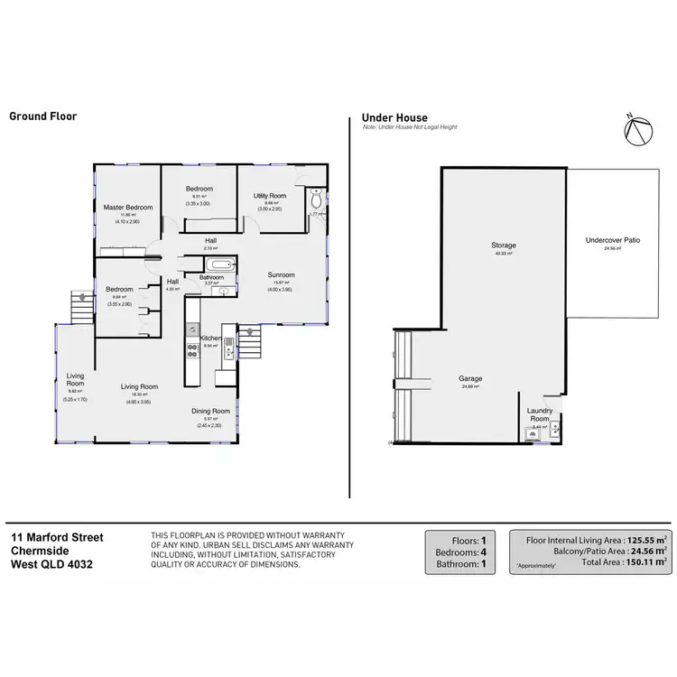 Floorplan of Homely house listing, 11 Marford Street, Chermside West QLD 4032