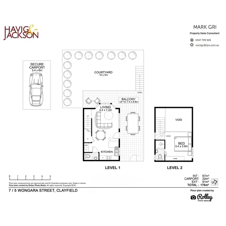 Floorplan of Homely apartment listing, 7/5 Wongara Street, Clayfield QLD 4011