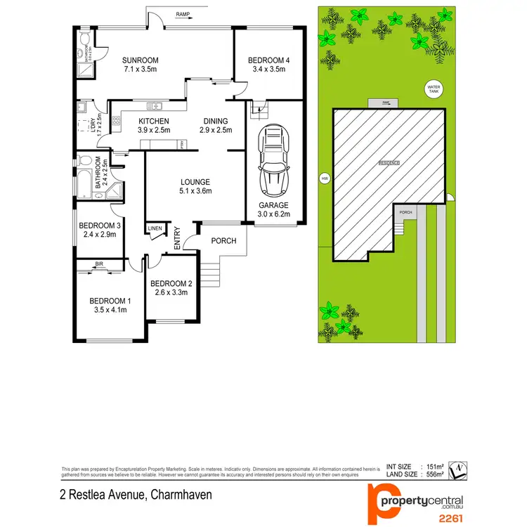 Floorplan of Homely house listing, 2 Restlea Avenue, Charmhaven NSW 2263