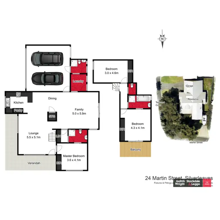 Floorplan of Homely house listing, 24 Martin Street, Silverleaves VIC 3922