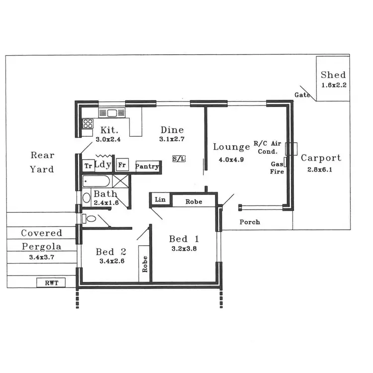 Floorplan of Homely unit listing, 3/23 Tatachilla Road, Mclaren Vale SA 5171