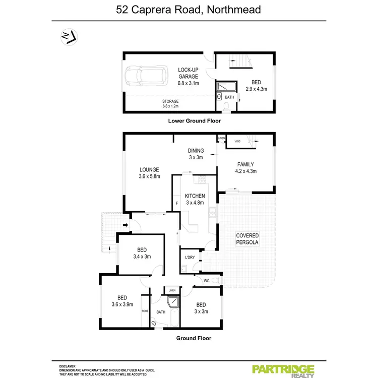 Floorplan of Homely house listing, 52 Caprera Road, Northmead NSW 2152