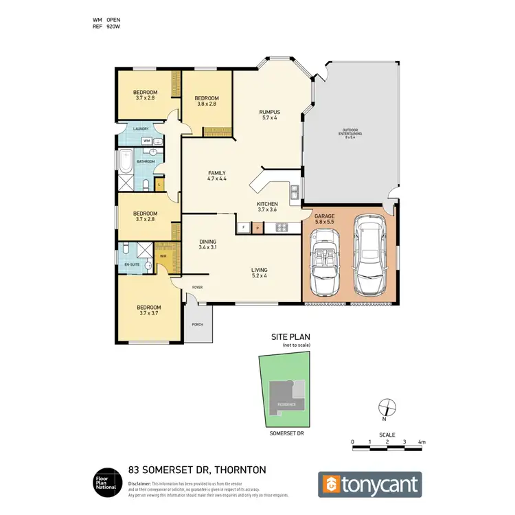 Floorplan of Homely house listing, 83 Somerset Drive, Thornton NSW 2322