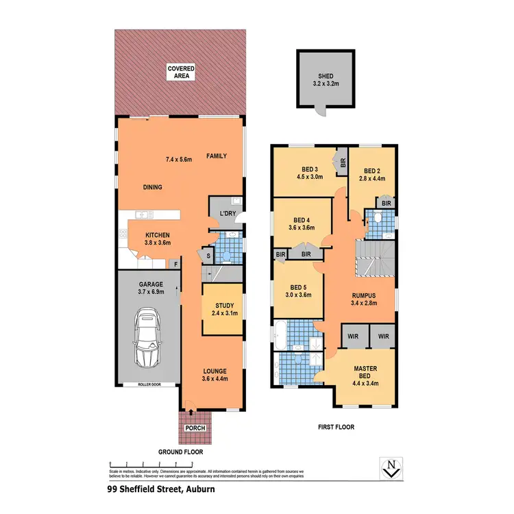 Floorplan of Homely house listing, 99 Sheffield Street, Auburn NSW 2144