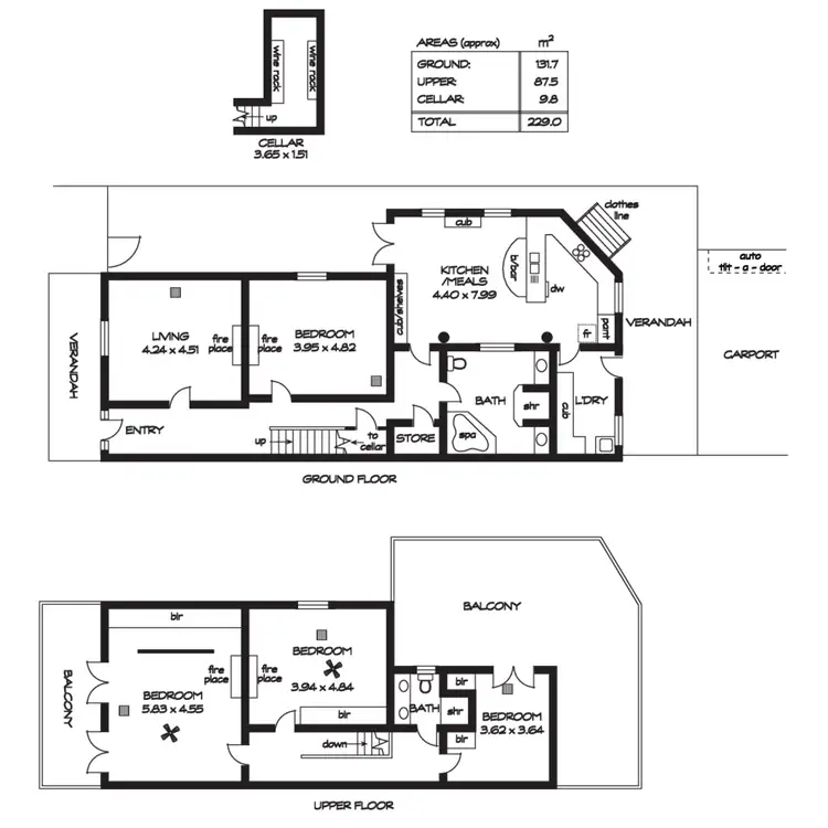 Floorplan of Homely house listing, 1/9 The Parade, Norwood SA 5067