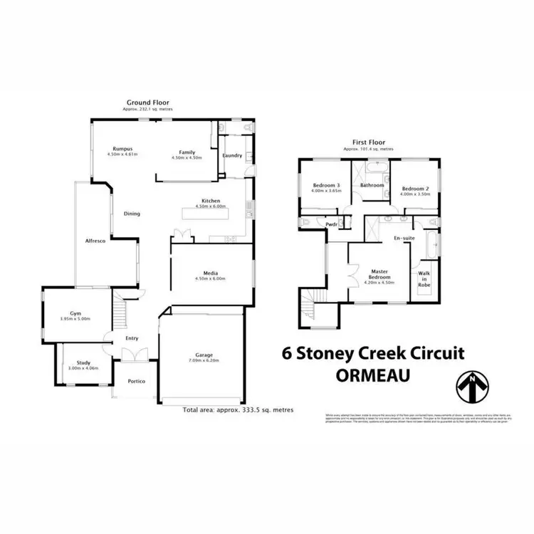 Floorplan of Homely house listing, 6 Stoney Creek Circuit, Ormeau QLD 4208