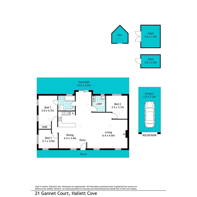 Floorplan of Homely house listing, 21 Gannet Court, Hallett Cove SA 5158