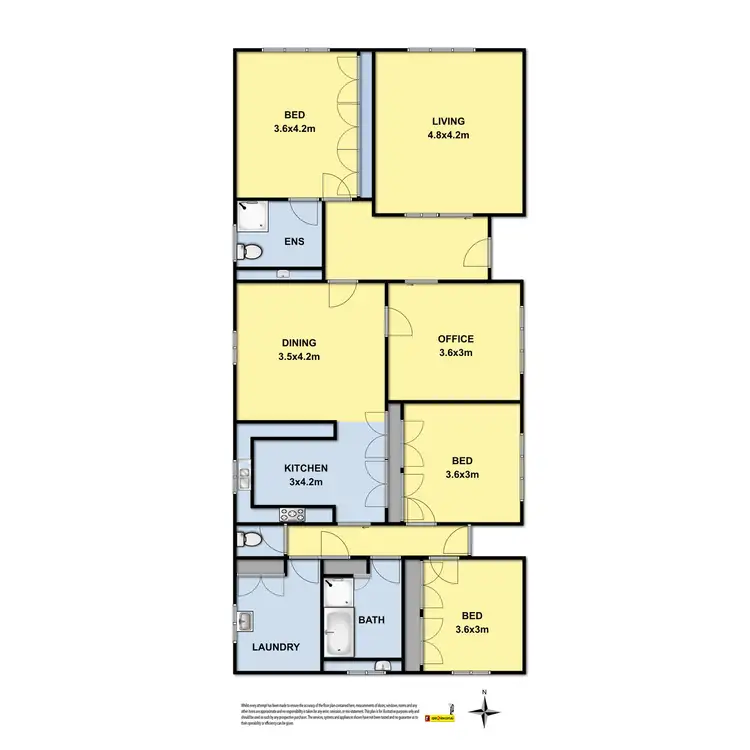 Floorplan of Homely house listing, 152 Hearn Street, Colac VIC 3250