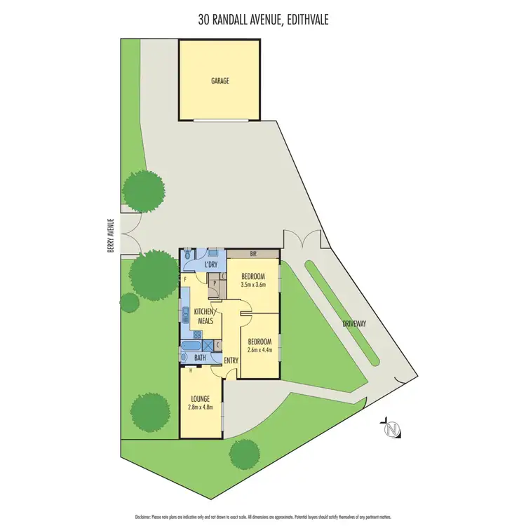 Floorplan of Homely unit listing, 30 Randall Avenue, Edithvale VIC 3196