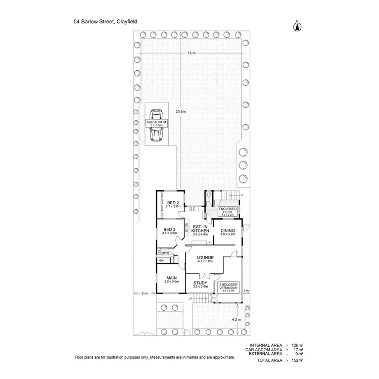 Floorplan of Homely house listing, 54 Barlow Street, Clayfield QLD 4011