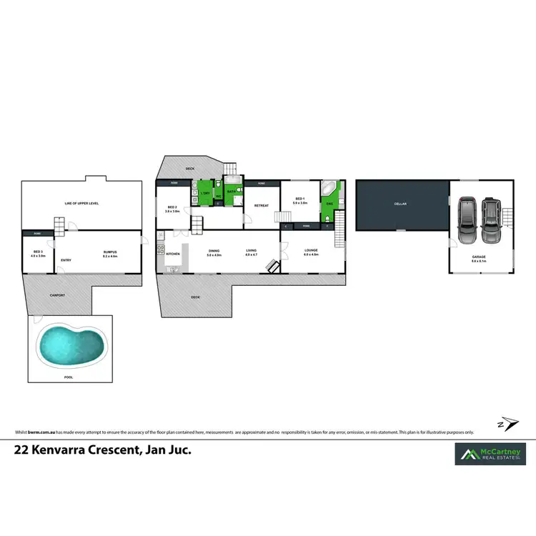 Floorplan of Homely house listing, 22 Kenvarra Crescent, Jan Juc VIC 3228