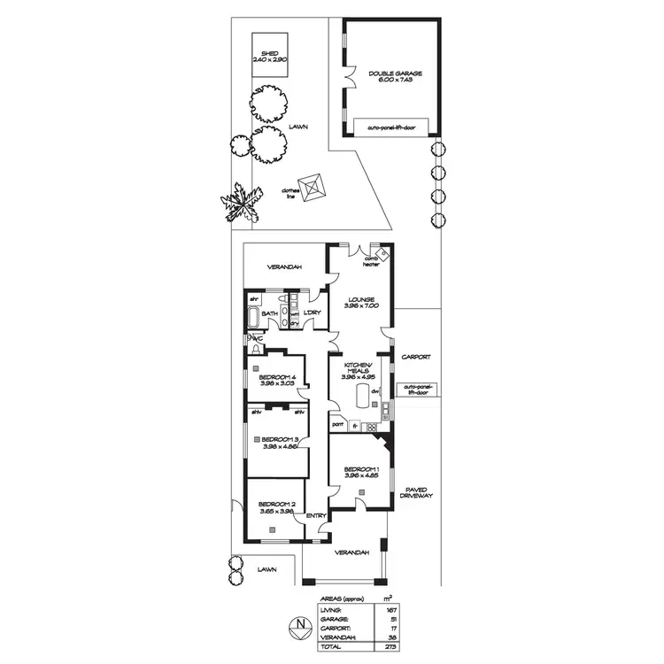 Floorplan of Homely house listing, 94 Swaine Avenue, Toorak Gardens SA 5065