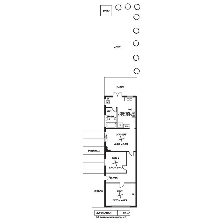 Floorplan of Homely house listing, 1/4 Rosetta Street, Collinswood SA 5081
