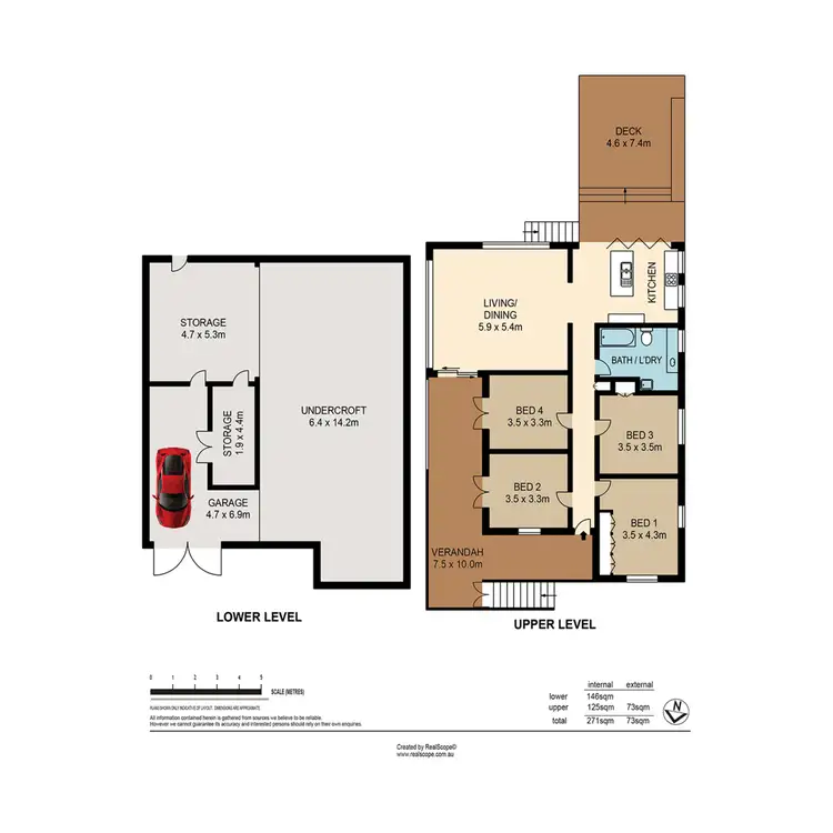 Floorplan of Homely house listing, 46 Elizabeth Street, Toowong QLD 4066