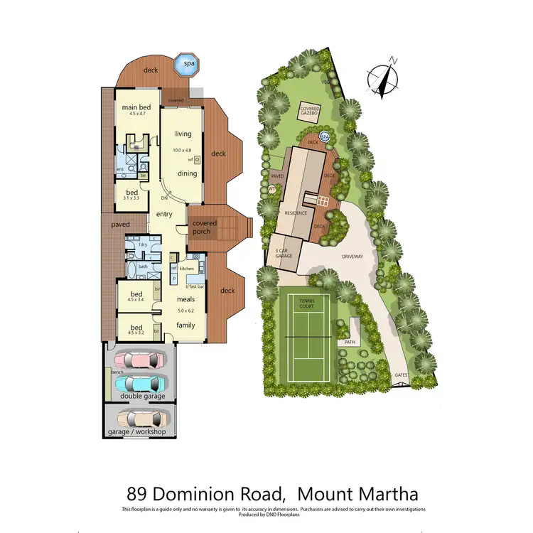 Floorplan of Homely house listing, 89 Dominion Road, Mount Martha VIC 3934