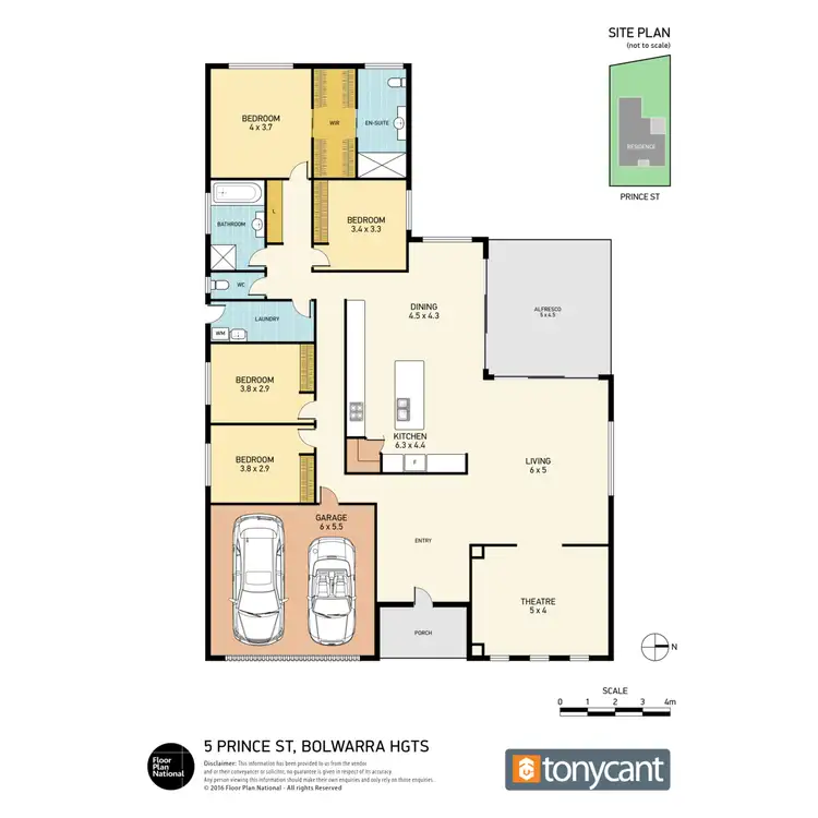 Floorplan of Homely house listing, 5 Prince Street, Bolwarra Heights NSW 2320