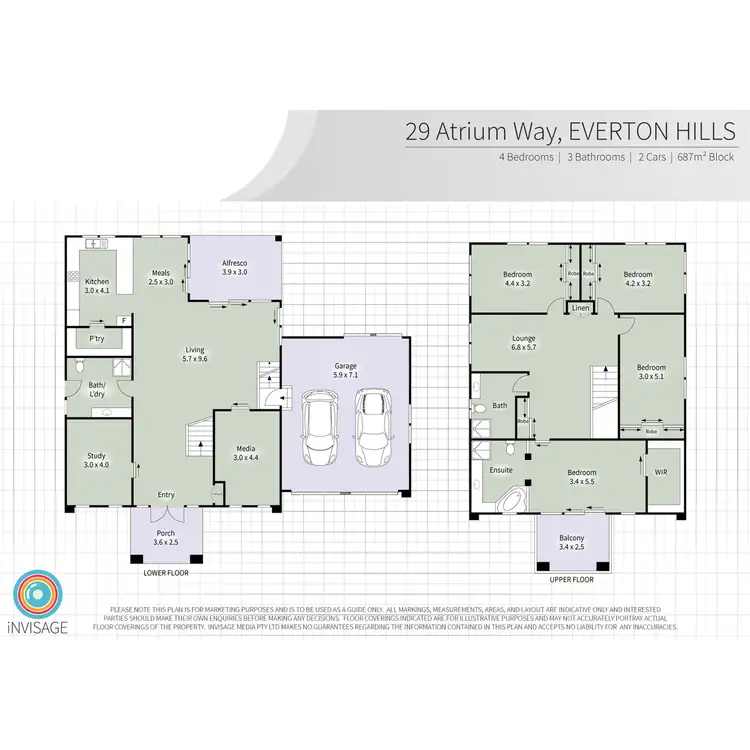 Floorplan of Homely house listing, 29 Atrium Way, Everton Hills QLD 4053