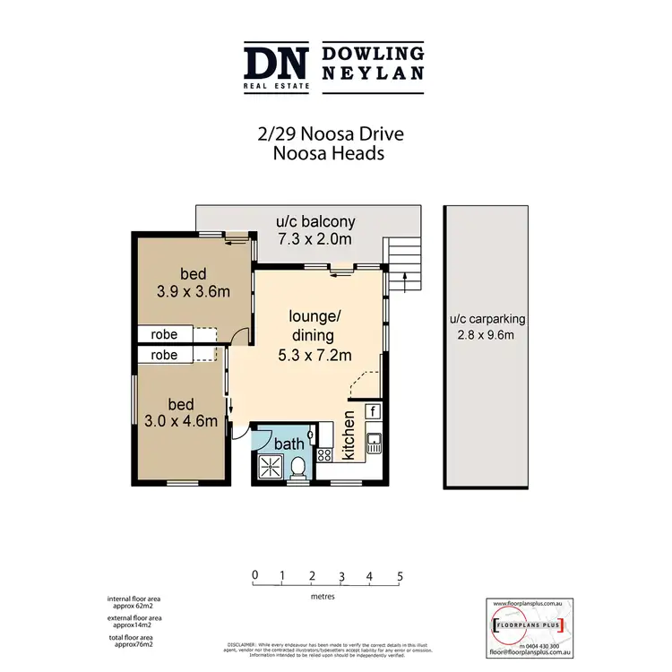 Floorplan of Homely unit listing, 2/29 Noosa Drive, Noosa Heads QLD 4567