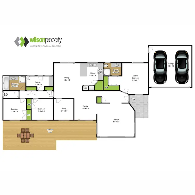 Floorplan of Homely house listing, 5 Louise Court, Traralgon VIC 3844