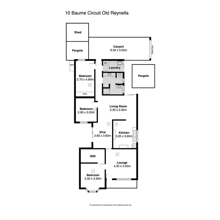 Floorplan of Homely house listing, 10 Baume Circuit, Old Reynella SA 5161