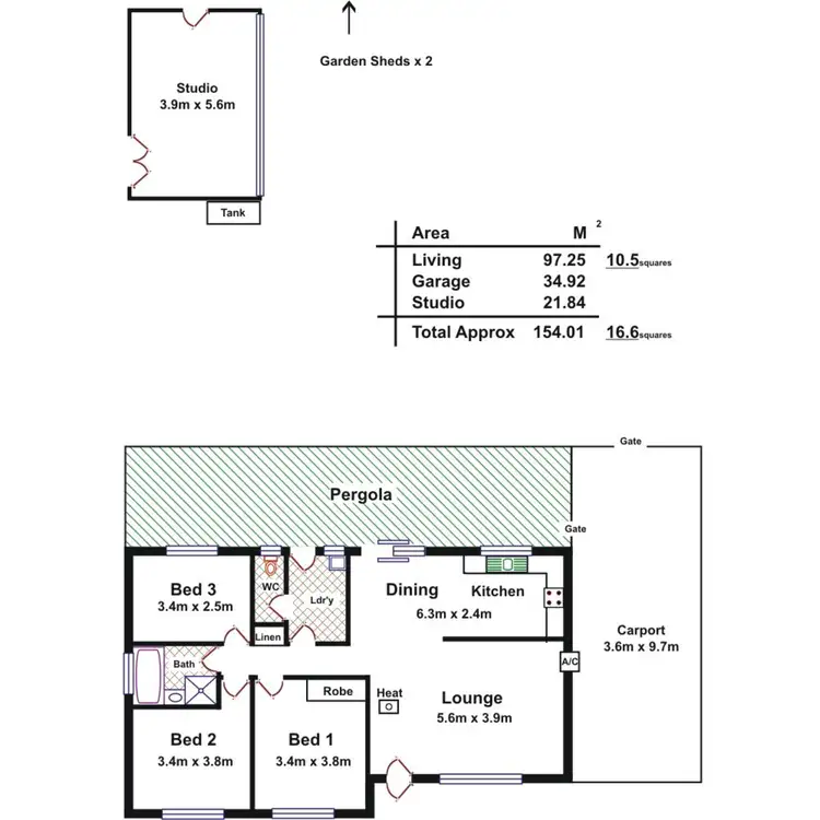 Floorplan of Homely house listing, Address available on request