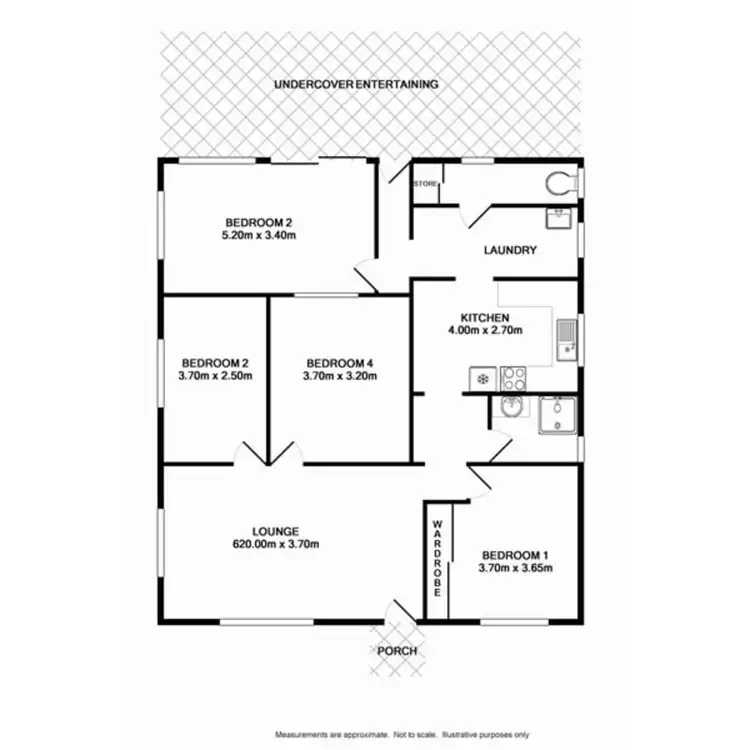 Floorplan of Homely house listing, 52 Brenda Street, Ingleburn NSW 2565