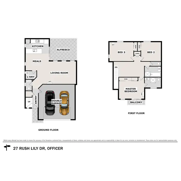 Floorplan of Homely house listing, 27 Rush Lily Drive, Officer VIC 3809