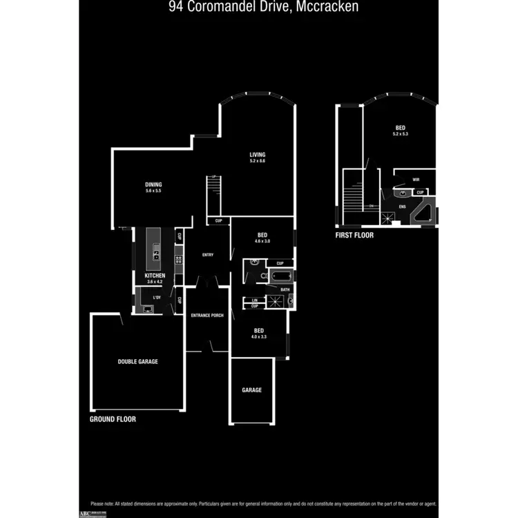 Floorplan of Homely house listing, 94 Coromandel Drive, Mccracken SA 5211