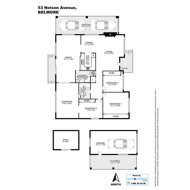 Floorplan of Homely house listing, 53 Nelson Avenue, Belmore NSW 2192