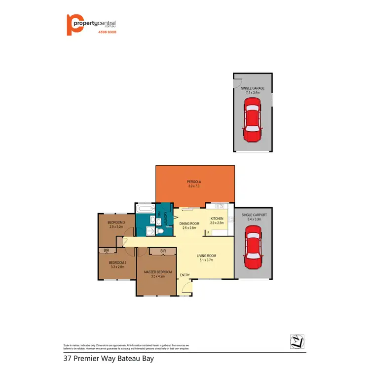 Floorplan of Homely house listing, 37 Premier Way, Bateau Bay NSW 2261
