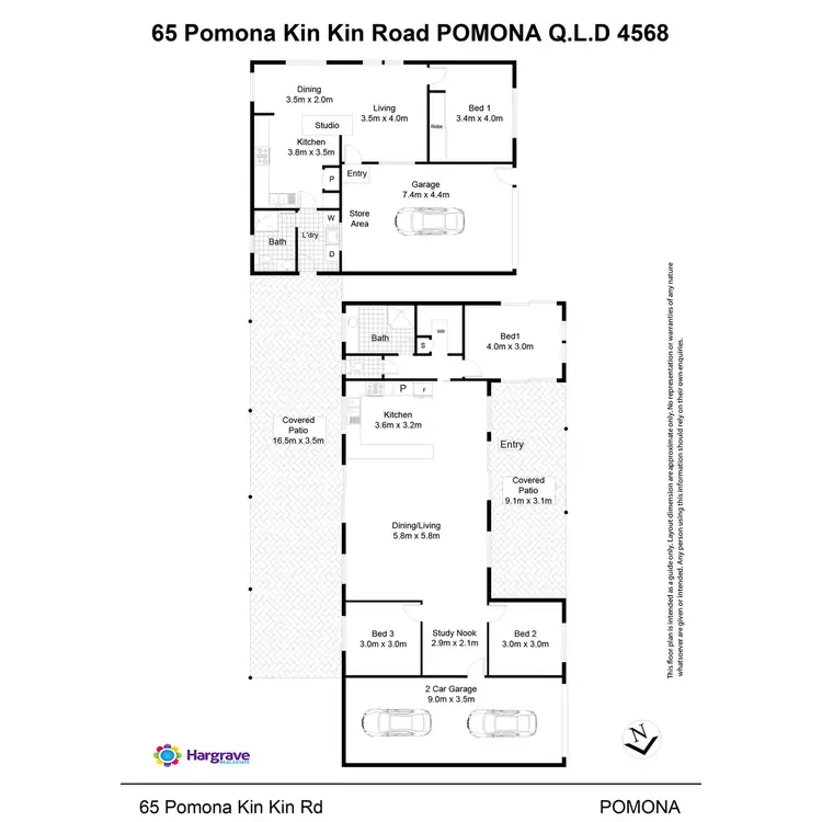 Floorplan of Homely house listing, 65 Pomona-Kin Kin Road, Pomona QLD 4568