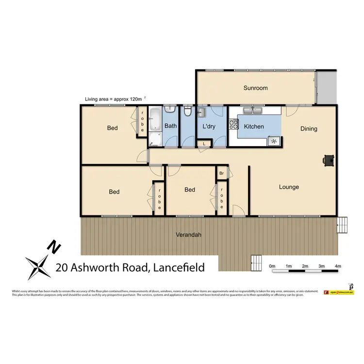 Floorplan of Homely house listing, 20 Ashworths Road, Lancefield VIC 3435