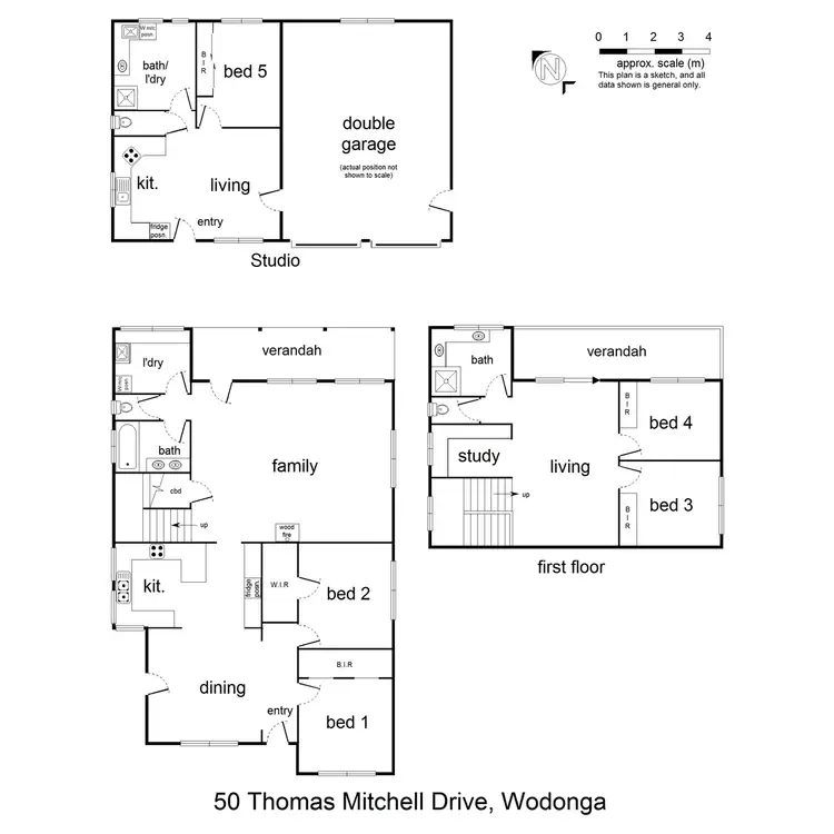 Floorplan of Homely house listing, 50 Thomas Mitchell Drive, Wodonga VIC 3690