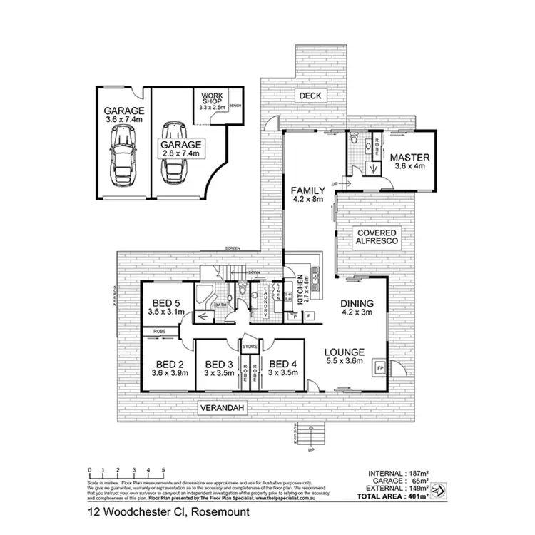 Floorplan of Homely house listing, 12 Woodchester Close, Rosemount QLD 4560