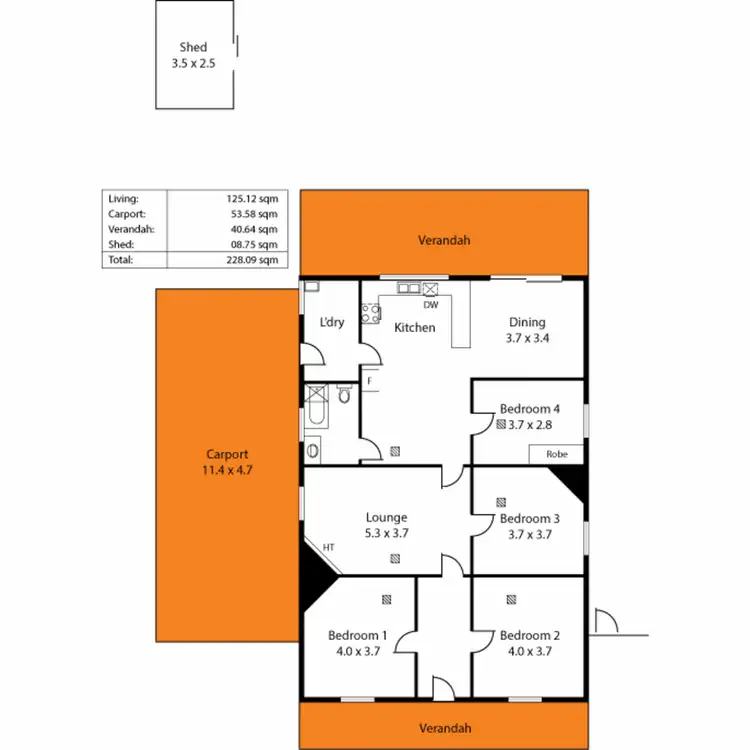Floorplan of Homely house listing, 35 East Parkway, Colonel Light Gardens SA 5041