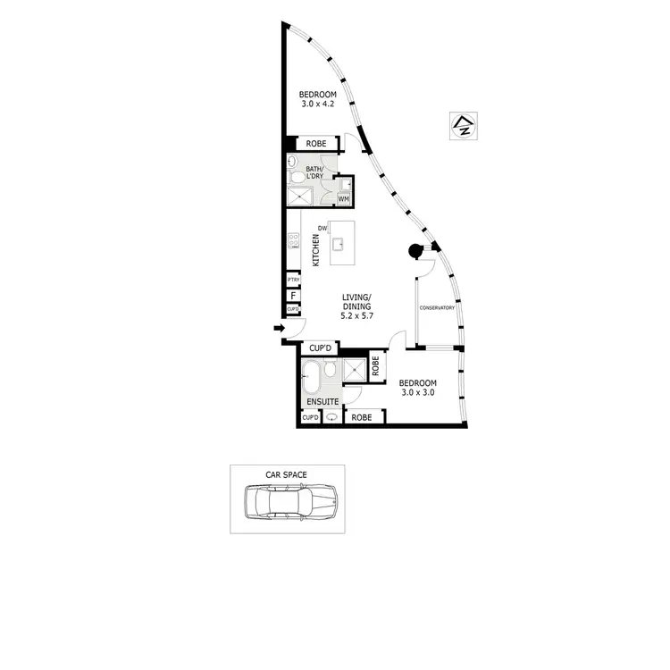 Floorplan of Homely apartment listing, 681-709 Chapel Street, South Yarra VIC 3141