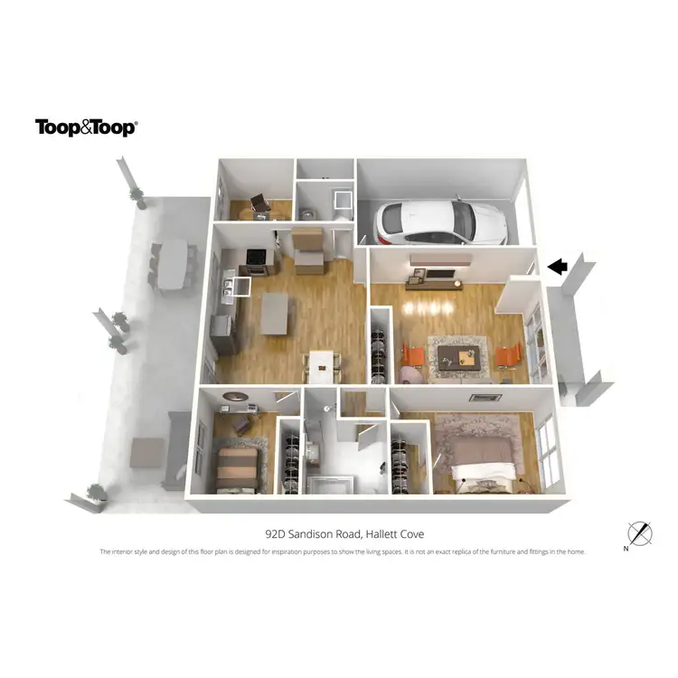 Floorplan of Homely house listing, 92D Sandison Road, Hallett Cove SA 5158